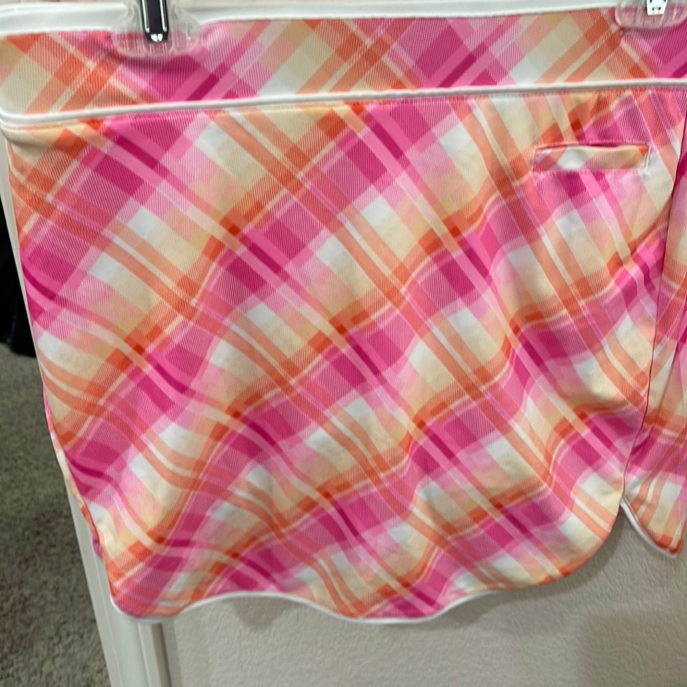 Fun bright color golf skort